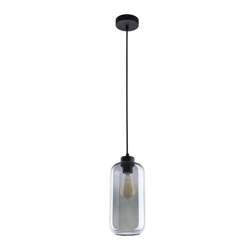 Schaefer 1 - Light Single Jar Pendant, Gray