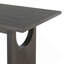 Ensemble de salle à manger rétro 7 pièces, 1 table rectangulaire avec base à tréteaux et 6 chaises rembourrées pour la salle à manger et la cuisine-1134975646