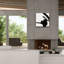 «Epic Graffiti» «Black and White Abstract 2» par Anne Tavoletti, art mural sur toile, 12 po x 12 po-975613809