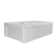 Whitehaus Collection 42" Reversible Double Bowl Fireclay Kitchen Sink: Beveled, Lip Front Apron