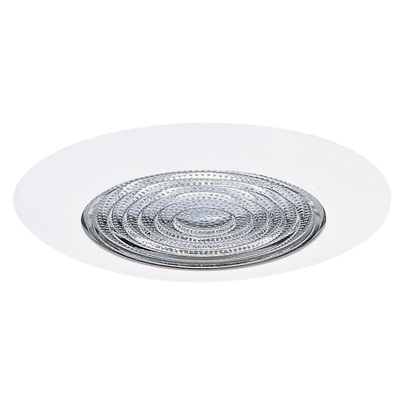 Garniture de douche encastrée 6" lexan fresnel