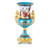 Elegant Porcelain & Bronze Classic Rococo Design Vase with Ornate Handles for Living Spaces