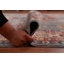 Tapis gris à motif de teinture végétale Kazak gris 9 x 12