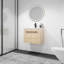 Meuble-lavabo de salle de bain avec lavabo (chêne)