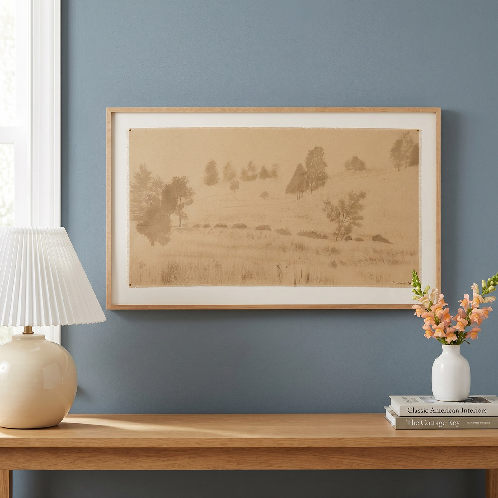 Amber Lewis x Four Hands "The Hills" Painting, 25" H x 40" W