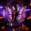 Décorations d'Halloween, accessoires de fête d'Halloween, ailes multicolores-995911533