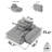 Boneless Modern Oversized Modular Sectional Sofa-1127671903