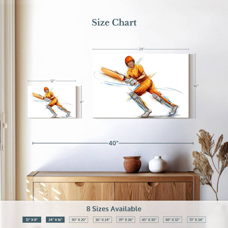 Jeu de cricket, H 16 po x l 24 po