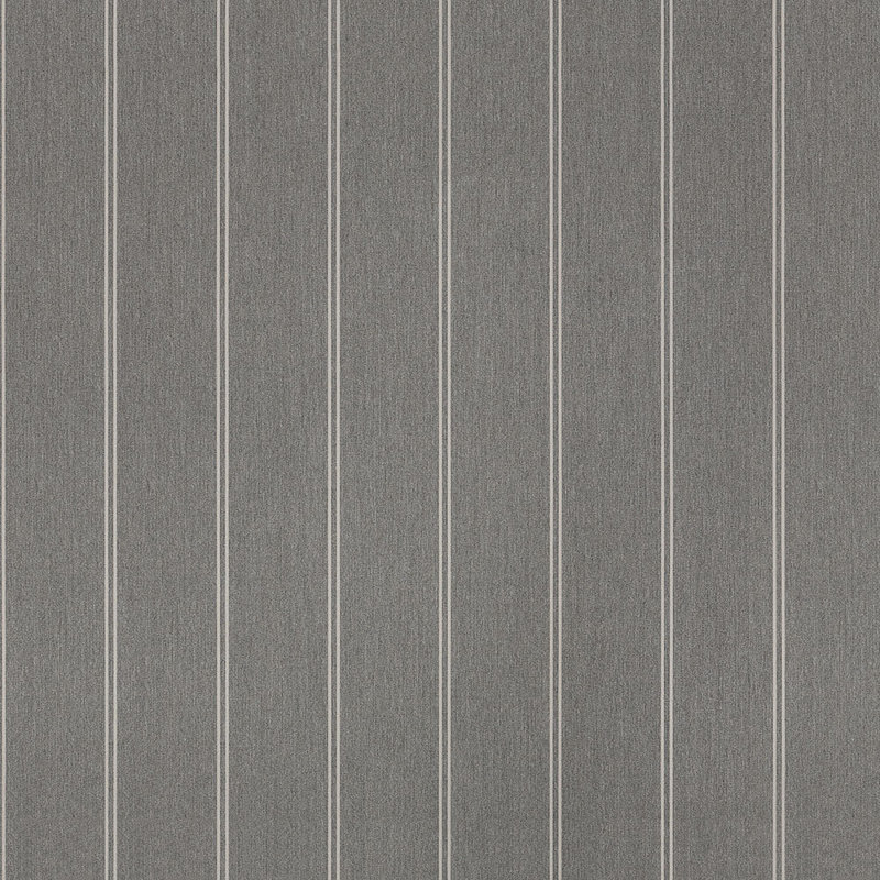 Tissu Sunbrella à rayures 46 po, Gris