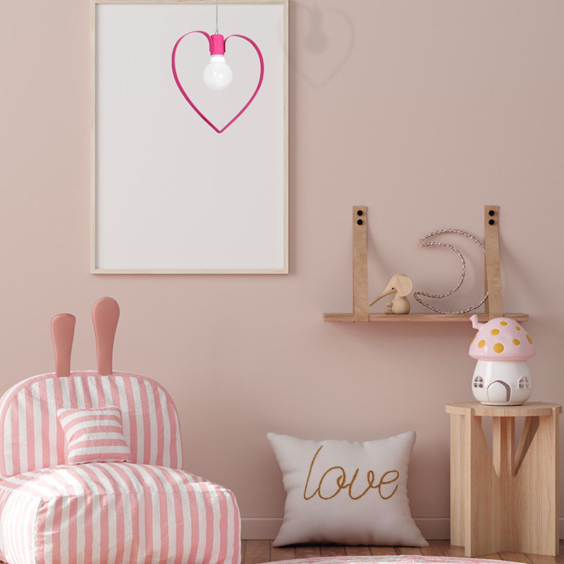 Hobbs 1 - Light Pendant, Ciemny Rose
