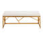 Banc en métal Glam en acier et velours-1633768606