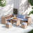 6-piece All Weather Pe Rattan Sofa Set With Adjustable Seat, Storage Box, Removable Covers And Tempered Glass Top Table