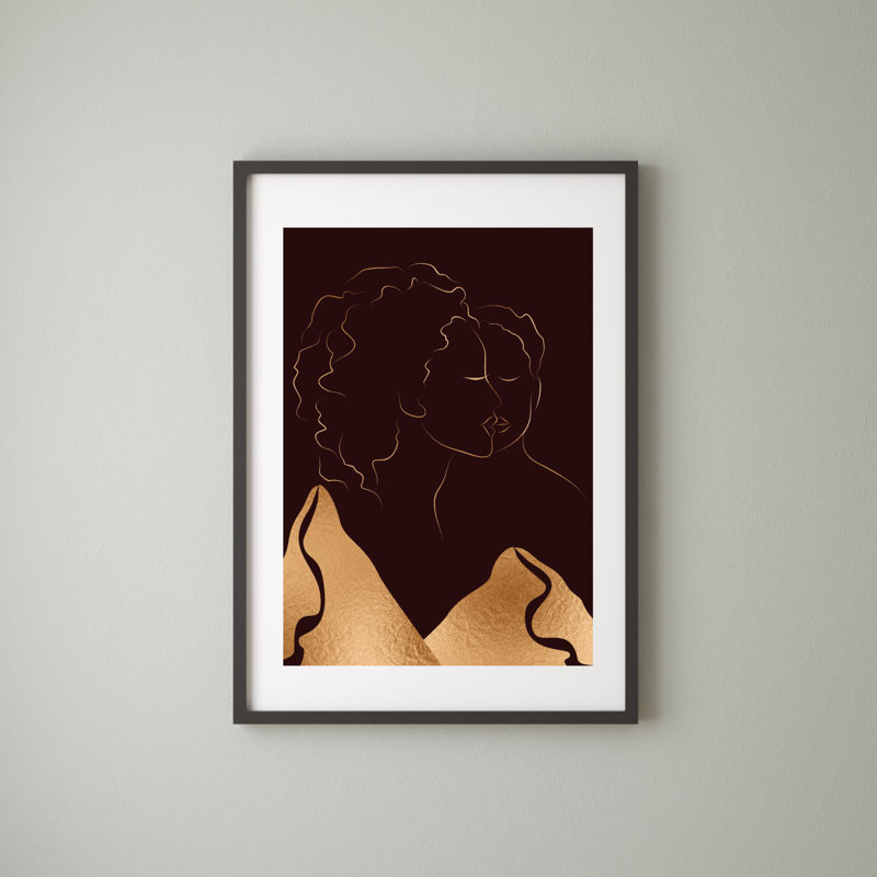 Couple Abstract - Print on Plastic / Acrylic