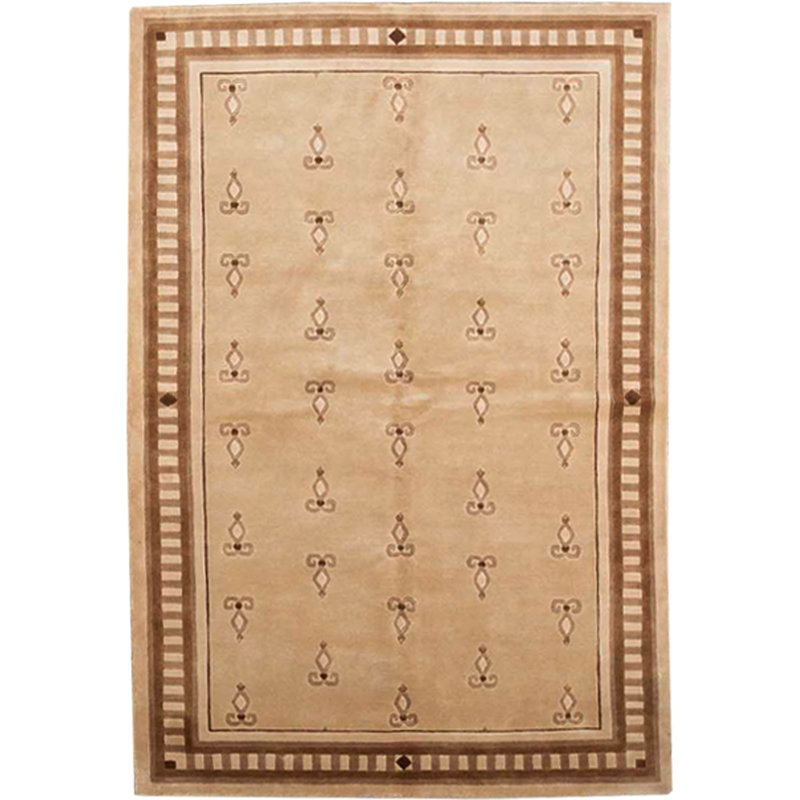 Hand-Knotted Wool IVORY / BEIGE Area Rug