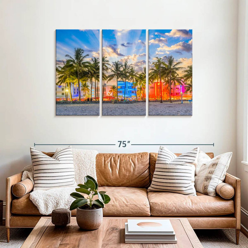 Sirci Ocean Drive Miami, H 36 po x l 57 po