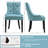 Berenis Tufted Linen Upholstered Elegant Dinning Chair-551275074-551275072