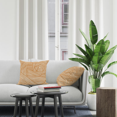 Jeté carré en polyester intérieur / extérieur