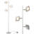 Tree Industrial LED 3-Way Dimming Floor Lamp with 3 Adjustable Spot Lights-854544104