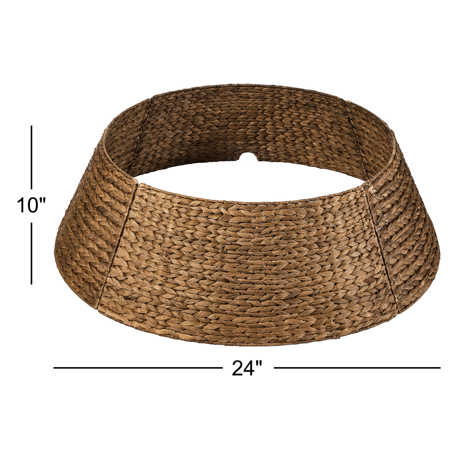 Woven Tree Collar, 10" H x 24" W, Chestnut