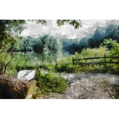" Painted Overgrown Field " Painting Print