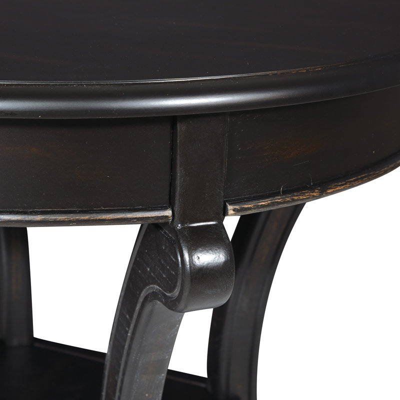 Table de bout Carolena, Noir antique