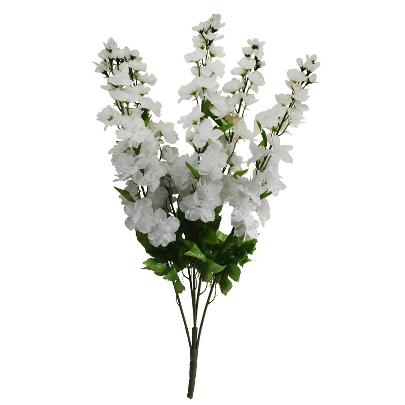 Buisson Delphinium 26 po x 5, Blanc