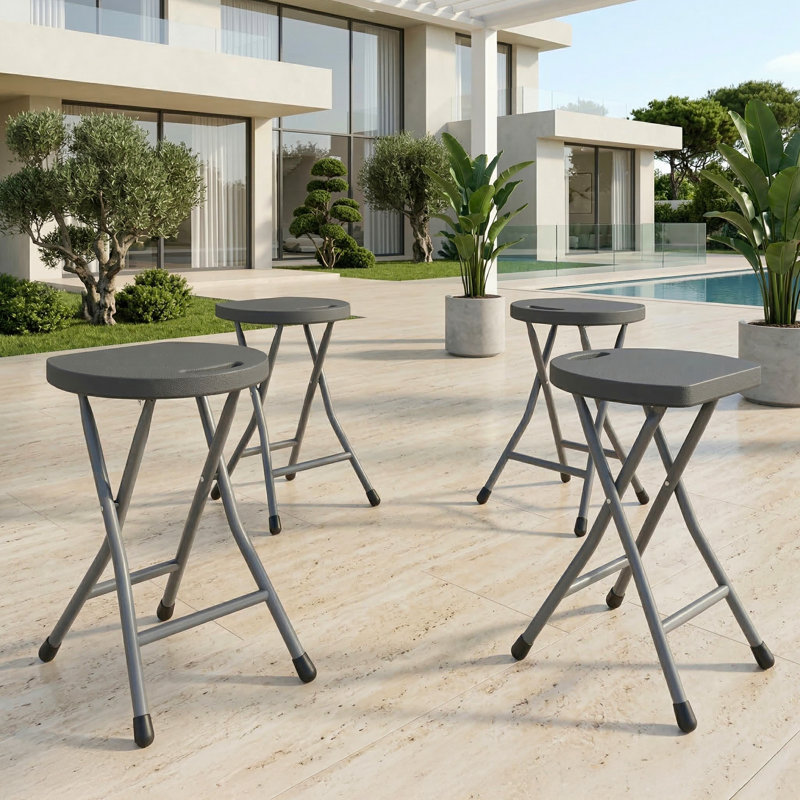 Plastic Folding Bench Folding Chair Set