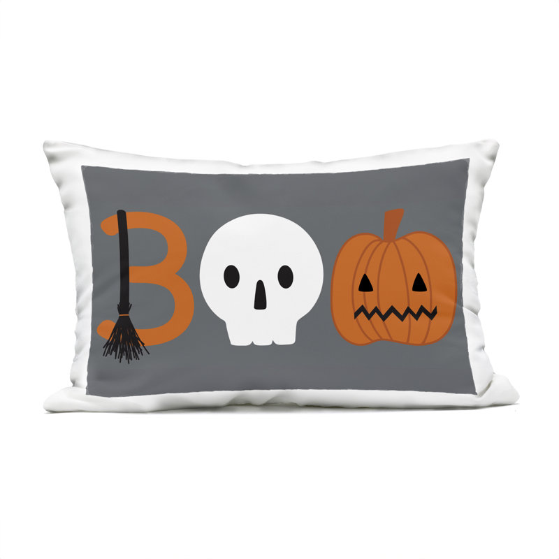 Coussin extérieur Boo Halloween