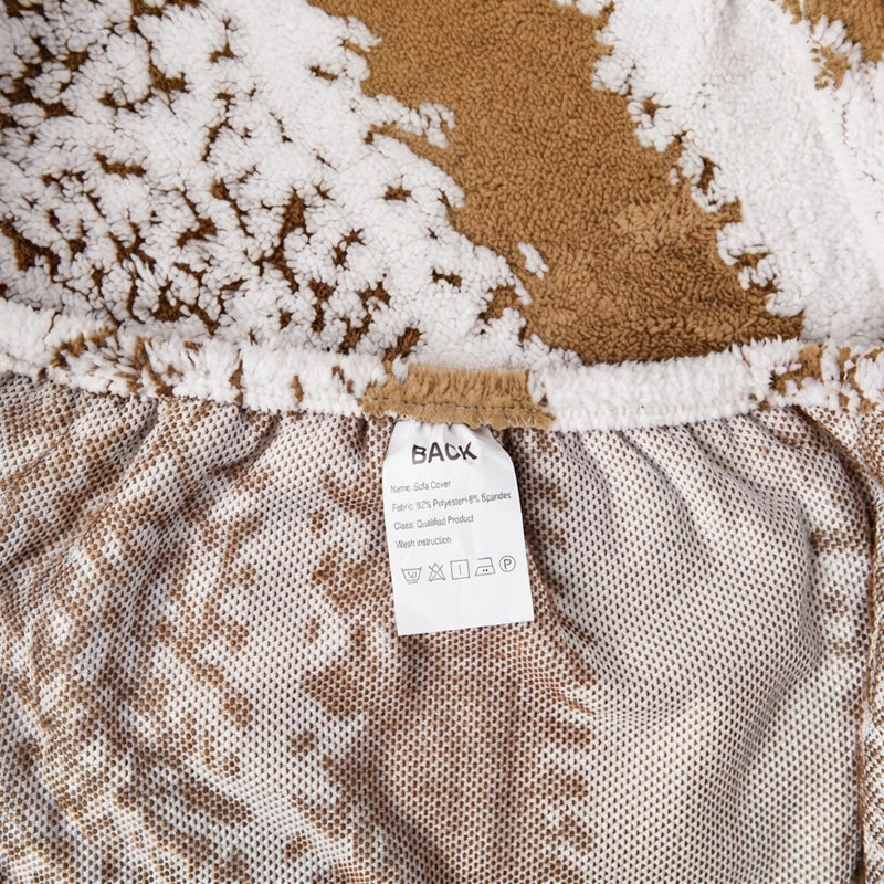 Housse pour canapé-lit moelleuse - Housse élastique sans accoudoirs pour canapés sans accoudoirs à rayures, Khaki