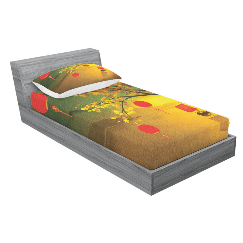 Microfiber Sheet Set, Twin XL Sheet Set with Fitted Sheet