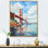 «Blue Bridge Architectural Marvel III», reproduction sur toile