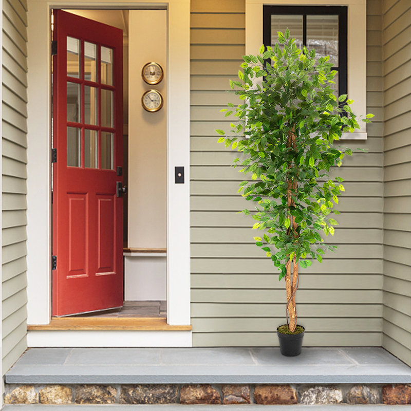 72'' Faux Banyan Tree in Pot