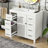 Lamarra 36 " W Freestanding Standard Free Standing 1 Single Vanity Bathroom Vanity With Resin Top