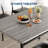 5-Piece Dining Table Set For 4 With Storage Rack, Wood Kitchen Table With Upholstered Chairs-1011668725