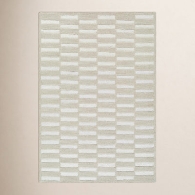 Wright Hand-Tufted Geometric Accent Rug