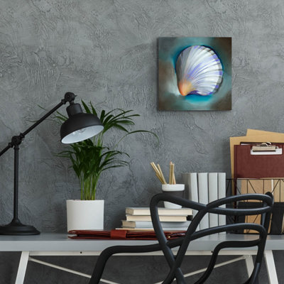 «Clam Shell Glow» par Louise Montillio, art mural en verre acrylique