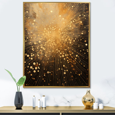 «Yellow Fireworks Extravaganza», reproduction sur toile