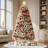 6FT Snow Flocked Prelit Artificial Christmas Tree-52851018-52851016