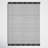 Lorenzo Striped Handmade Flatweave Black/Gray Indoor / Outdoor Area Rug-1207919633