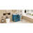 Bathroom Vanity With Ceramic Sink Combo/ Free Standing Single Vanity Set With Four Drawers/ Modern Bathroom Storage Cabinet