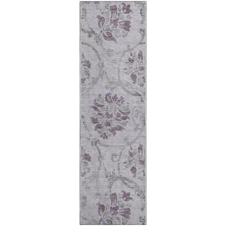 Premium Machine Washable Prisco Lavender Rug