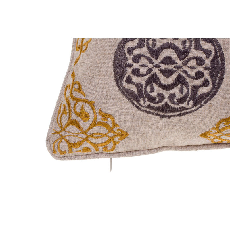  Coussin Medallion, Curry / Fer