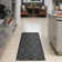 Foundry Select Versatile Diamond Charcoal/Black Indoor/Outdoor Area Rug