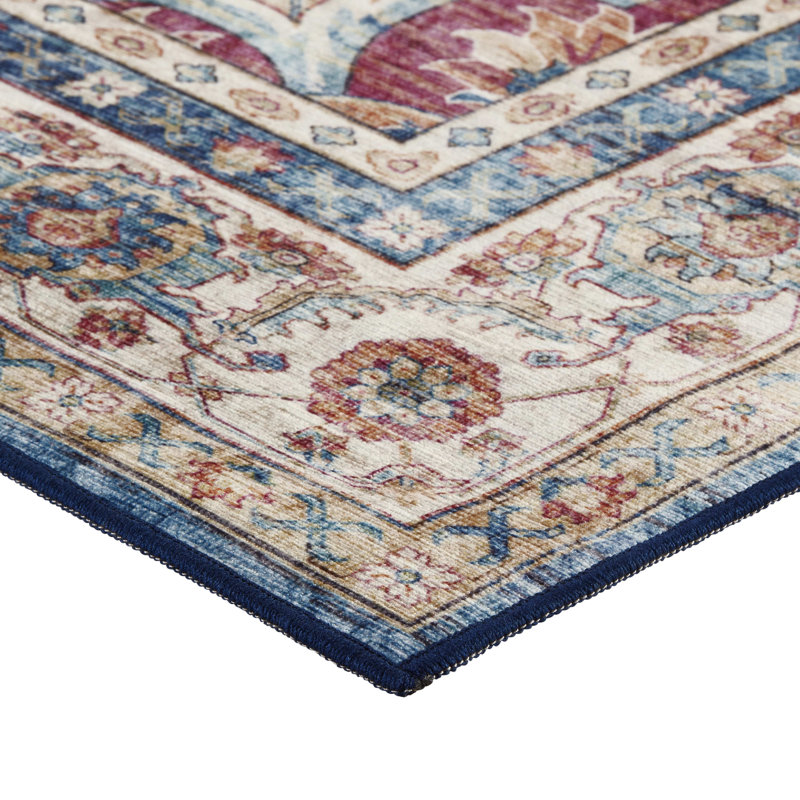 Posey Machine Washable Imagine Printed Chenille Rugs, Rectangle 2'8" x 4'2"
