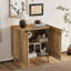 Armoire d'appoint en bois avec rangement-1869165022