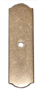 Aspen Rectangle  Backplate, Light Bronze