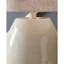 Lampe de table Jaya, abat-jour cylindrique rigide, base crème et beige, 28 po