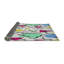 Tapis motif rose/vert/jaune-495261127