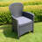 Schaffa Square Table with 4  Chairs Garden Set