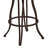 Margie Swivel Counter or Bar Height Armless Upholstered Bar Stool with Footrest in Metal-48137996-22070094-22070096